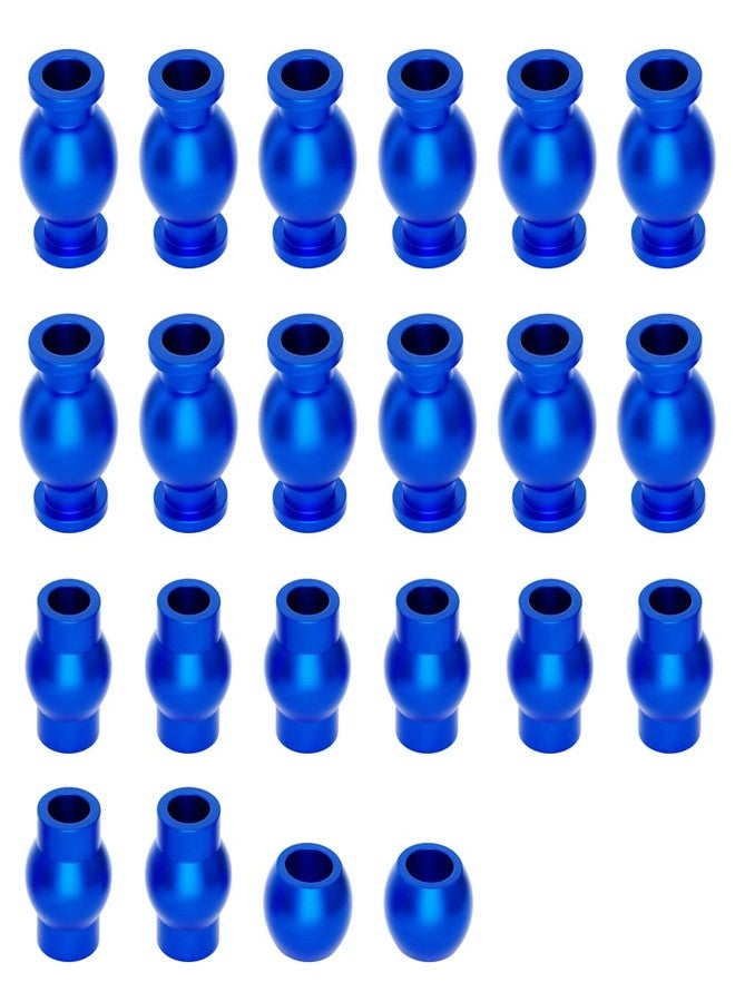 GLOBACT قطع غيار GLOBACT لسيارات Arrma Senton Pivot Ball/Granite/Big Rock/Vorteks/Typhon/Aluminum Tie Rods Turnbuckles Pivot Ball Shock Pivot Ball Steering Pivot Ball Upgrade Parts بديلة لـ Arrma AR330515 (أزرق) - Image 1
